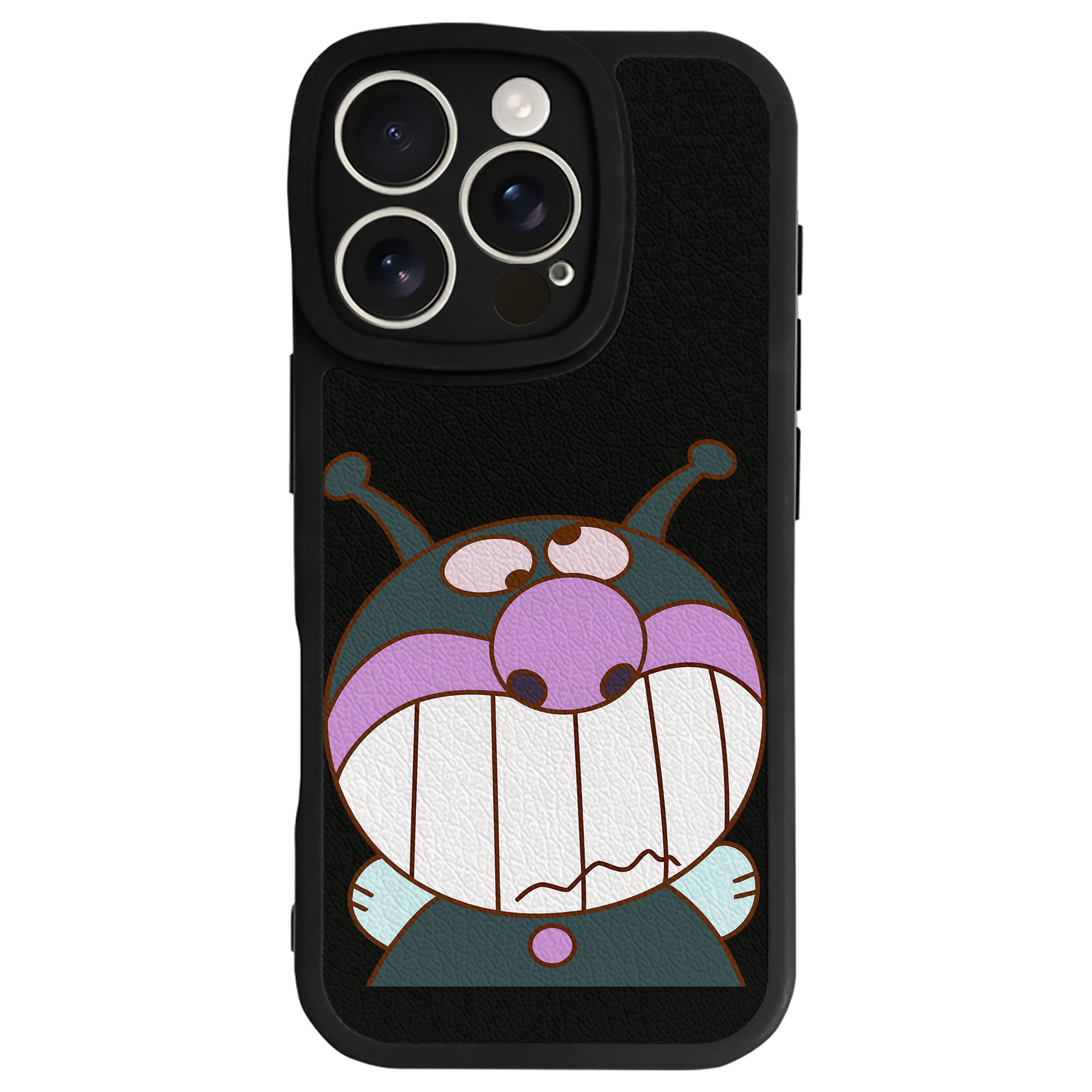 （画像用） アンパンマン Anpanman 【iPhone 16シリーズ対応】シリコンスマホケース（レザー調） 材質：シリコン
